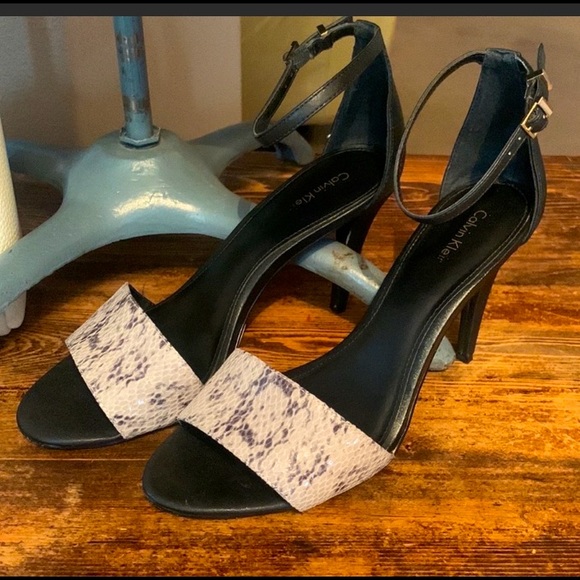 Calvin Klein Shoes - Calvin Klein Snakeskin Heels